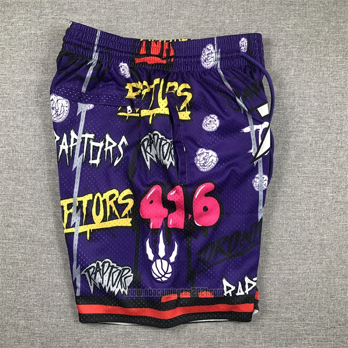 Pantalone Toronto Raptors Slap Sticker Just Don Violeta
